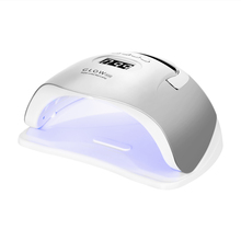Küünelamp Glow F2 SP, UV/LED, 220 W, hõbedane