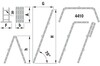 Kokkupandav redel Forte Tools 4410, alumiinium, 4-osaline, 4 x 3 astet, 176-344 cm