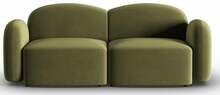 Diivan Micadoni Home Blair, 194 x 87 x 80 cm, heleroheline