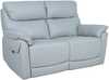 Diivan Home4You Bowen, 2-kohaline, 150 x 86 x 102 cm, elektrilise mehhanismiga, genuine leather, beež/hallikasbeež