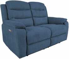Diivan-recliner Home4you Mimi, 93 x 153 x 102 cm, elektriline, sinine
