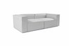 Diivan Hanah Home Fora, 248 x 66 x 24 cm, helehall
