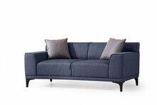2-kohaline diivan Hanah Home Petra, 165 x 87 x 86 cm, sinine