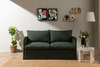 2-kohaline diivanvoodi Hanah Home Saga, 148 x 70 x 66 cm, roheline