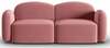 Diivan Micadoni Home Blair, 194 x 87 x 80 cm, lõheroosa