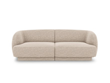 Diivan Micadoni Home Miley, 184 x 85 x 74 cm, beež, 2-kohaline