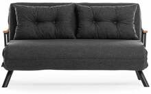 Diivanvoodi Hanah Home Sando, 2-kohaline, tumehall, 50 x 133 x 45 cm