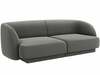 Diivan Micadoni Home Miley Velvet, 184 x 85 x 74 cm, hall, 2-kohaline