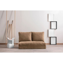 Diivanvoodi Hanah Home Taida, 185 x 120 x 26 cm, heledapruun