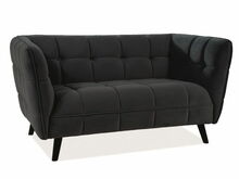 Diivan Signal Meble Castello 2, 145 x 85 x 78 cm, must