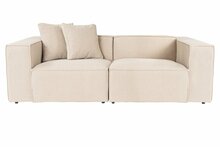 Diivan Asir Lora 2-kohaline, 108 x 65 x 220 cm, virsik/beež
