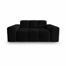 Diivan Micadoni Home Kendal Velvet, 156 x 103 x 79 cm, must