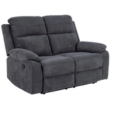 Diivan Mora, 2-kohaline, recliner, tumehall