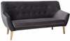 Diivan Signal Nordic 3 Velvet, 180 x 75 x 90 cm, hall