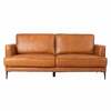 Diivan Home4you Leo, 86 x 194 x 85 cm, 3-kohaline, helepruun