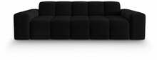Diivan Micadoni Home Kendal Velvet, 222 x 103 x 79 cm, 3-kohaline, must