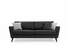 Diivan Hanah Home Mayorka, 94 x 215 x 88 cm, must