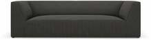 Diivan Micadoni Home Ruby, 232 x 92 x 69 cm, 3-kohaline, tumehall