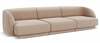 Diivan Micadoni Home Miley Velvet, 259 x 85 x 74 cm, roosa