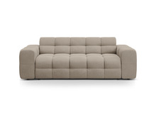 Diivan Micadoni Kendal, 222 x 103 x 79 cm, 3-kohaline, pruun