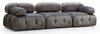 Kolmekohaline diivan Hanah Home Bubble L1-O1-1R, 288 x 95 x 75 cm, hall