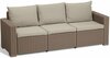 Kolmekohaline aiasofa Keter California 3 Seater Sofa, 199 x 68 x 72 cm, beež