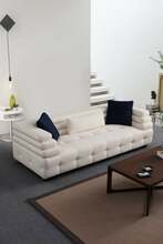 Diivan Hanah Home Boston 3, 102 x 75 x 255 cm, 3-kohaline, valge
