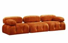 Diivan Asir Bubble L1-O1-1R, 3-kohaline, 95 x 75 x 288 cm, oranž