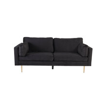 Kolmekohaline diivan Venture Design Boom, 203 x 90 cm, must