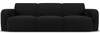 Diivan Micadoni Home Molino, 235 x 95 x 72 cm, 3-kohaline, must