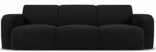Diivan Micadoni Home Molino, 235 x 95 x 72 cm, 3-kohaline, must