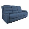 Diivan-recliner Home4You Mimi, 208 x 93 x 102 cm, 3-kohaline, sinine