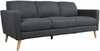 Diivan Home4you Kaili, 3-kohaline, 83 x 200 x 84 cm, tumehall