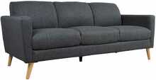 Diivan Home4you Kaili, 3-kohaline, 83 x 200 x 84 cm, tumehall