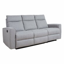 Diivan-recliner Home4you, 204 x 93 x 102 cm, 3-kohaline, hall