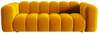 Diivan Micadoni Home Lupine Sal10, 230 x 95 x 70 cm, kollane