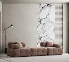 Diivan Asir Doblo L1-Pouffe-1R, 3-kohaline, 300 x 100 x 80 cm, cappuccino