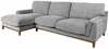 Nurgadiivan Home4you Basil, 286 x 160 x 86 cm, vasak, hall