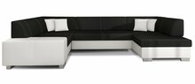 Nurgadiivan Eltap Havana, 320 x 207 x 73 cm, parem, valge/must