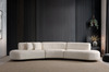 Nurgadiivan Hanah Home Pars, 100 x 70 x 390 cm, kreemjas