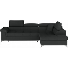 Nurgadiivan Eltap Eridano, Sawana 14, parem, 202 x 275 x 90 cm, must, voodikastiga