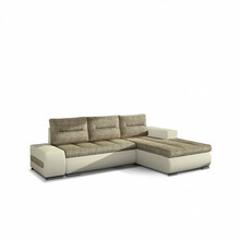 Nurgadiivan Eltap Ottavio Berlin 03, Soft 33, 180 x 275 x 85 cm, helepruun, parem, voodipesukastiga