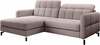 Nurgadiivan Eltap Lorelle Omega 91, 160 x 225 x 105 cm, roosa, vasakpoolne, voodipesukastiga