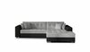 Nurgadiivan Eltap Sorento, 195 x 295 x 80 cm, parem, must/hall