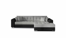 Nurgadiivan Eltap Sorento, 195 x 295 x 80 cm, parem, must/hall