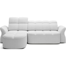 Nurgadiivan Eltap Beneth Paolli 01, 185 x 301 x 115 cm, valge, vasakpoolne