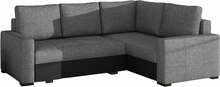 Nurgadiivan Eltap Corona, Sawana 21, Soft 11, 162 x 235 x 90 cm, must/hall, parem, voodipesukastiga