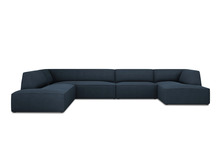 Nurgadiivan Micadoni Home Ruby Panoramic, 366 x 273 x 69 cm, 7-kohaline, vasakpoolne, tumesinine