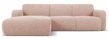 Nurgadiivan Micadoni Home Molino Boucle, 250 x 170 x 72 cm, roosa, vasak