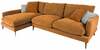 Nurgadiivan Home4you Daisy LC, 98 x 293 x 88 cm, pruun